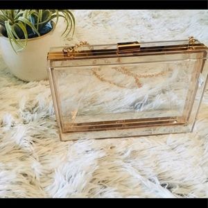 Clear see through purse